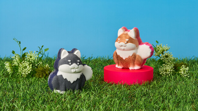 <ナチュラルコスメブランドLUSH>柴犬の可愛さが炸裂!はちみつのように甘く、陽だまりのように温かい香りの柴犬をモチーフにしたバスボム2種を9月25日(木)より日本限定発売!