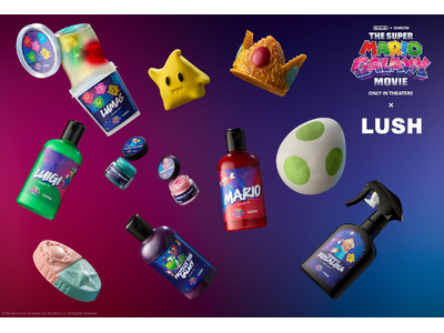 ＜映画『ザ・スーパーマリオギャラクシー・ムービー』 × LUSH＞3月10日発売！限定コラボ商品全12種...