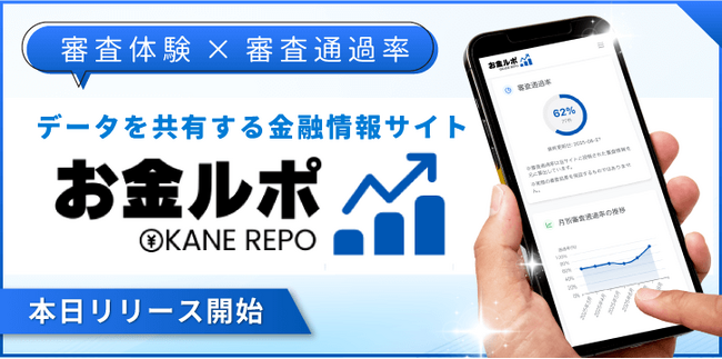 審査体験口コミと審査通過率データを集約する金融情報サイト「お金ルポ」をリリース【サクラサクマーケティング株式会社】