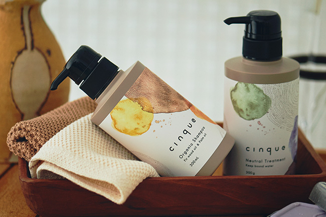 ウェルネスブランド「cinque 」が公式サイトをオープン。新たに詰替商品の販売もスタート。