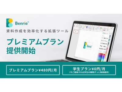 資料作成をサポートするpowerpoint拡張ツール Benrie ベンリー オリジナル便利機能を搭載した Benrieプレミアムプランの提供を開始 企業リリース 日刊工業新聞 電子版