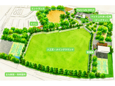 吹田市最大級のスポーツ・地域交流拠点「中の島公園・スポーツグラウンド」がリニューアルオープン！（グリーンホスピタルサプライ）