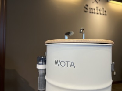 【北海道札幌市の手作り結婚指輪】工房スミス札幌店に水循環型手洗いスタンド「WOSH」を設置
