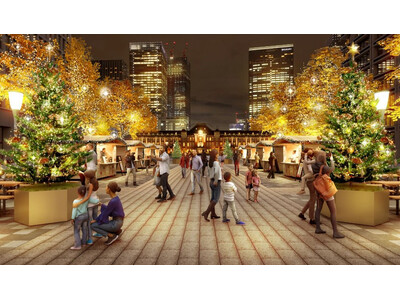 今年、丸の内で開催のクリスマスマーケット(R)に、“本格木製ヒュッテエリア”が初登場！「Marunouchi Street Park 2025 Winter」11月28日（金）～12月25日（木）開催