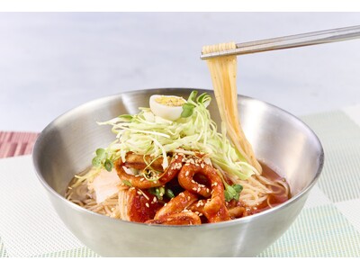 【新メニュー】甘酸っぱさとほどよい辛さの「赤水冷麺（アカミズレイメン） 빨간 물냉면」登場。チャルモゴッソヨ（잘 먹었어요）東京ドームシティ店で4月6日より提供開始