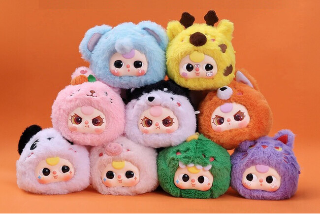 くりっとしたお目めが魅力！ブラインドボックス仕様のぬいぐるみマスコット「BABY THREE（ベイビースリー）」を販売開始