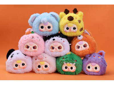 くりっとしたお目めが魅力！ブラインドボックス仕様のぬいぐるみマスコット「BABY THREE（ベイビースリー）」を販売開始