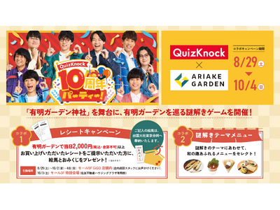 QuizKnock×有明ガーデン コラボ第二弾！推し活スポット「有明ガーデン神社」を巡る周遊謎解きキャンペーン