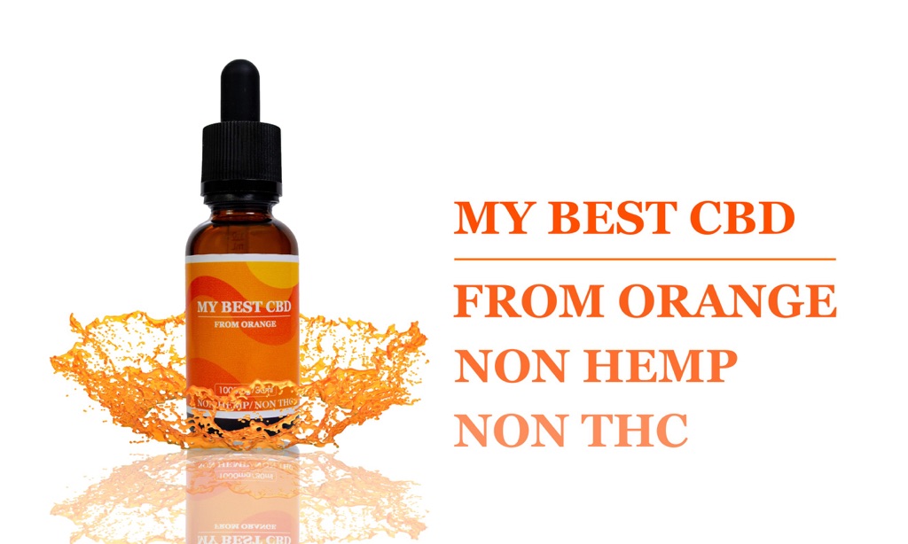 オレンジ由来のCBDオイル　「MY BEST CBD」