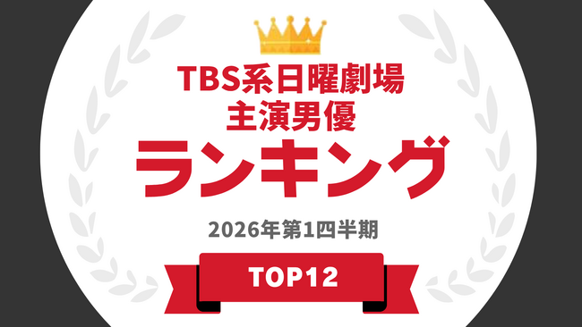 『タレントパワーランキング』がTBS系日曜劇場で主演した男優の人気ランキングを発表！WEBサイト『タレントパワーランキング』ランキング企画第419弾！