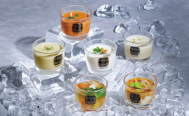 野菜が主役の「冷たいスープ」で涼しいひとときを。Soup Stock Tokyoに全6種類の冷たいスープが続々登場。