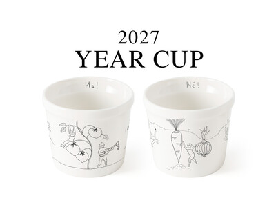 田中麻記子さんによる描き下ろしデザイン。　Soup Stock Tokyoの「YEAR CUP 2027」、2026年11月2日（月）よりお申込受付を開始します。