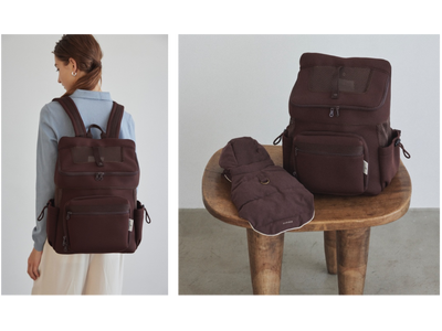 大人気シリーズ、ネオプレーンバックパックキャリー23AW待望の新色が登場！秋冬に大活躍な上品で大人な色合いのブラウンカラー