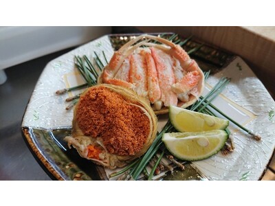 【金沢回転寿司 輝らり】2022年もいよいよカニ解禁！金沢港で水揚げされた香箱ガニを全店舗にて販売開始