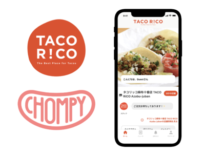 「TACO RiCO」がChompyの公式アプリを運用開始