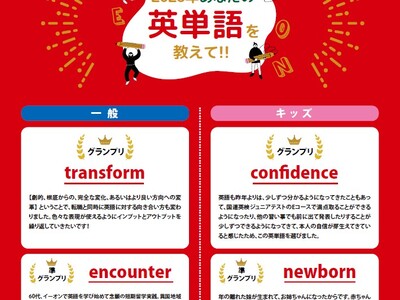 ������ЃC�[�I���A�w2025�N���Ȃ��̉p�P��������āx���̃O�����v�����\