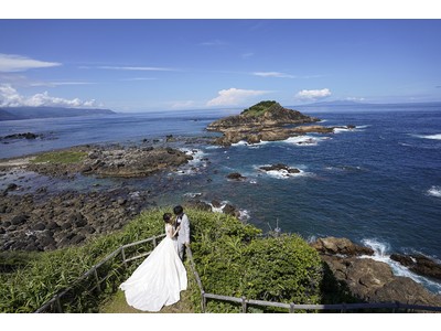 伊豆の絶景とこだわり旅館を堪能。宿泊付きロケーションフォトウェディング