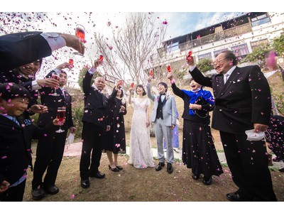 伊豆河津町『桐のかほり咲楽』貸切りガーデンウェディングを開催致しました。