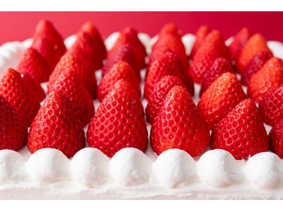 「あまりん」を1.6kgも使う特大ショートケーキは、数量・期間限定。豊洲パーラーの特別企画「あまりん苺の...