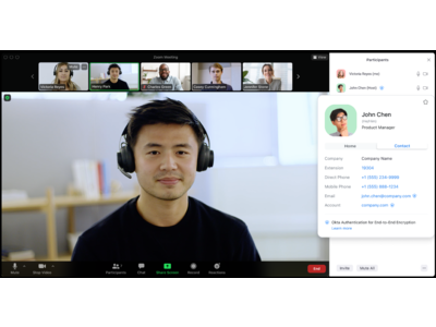 Okta、Zoom会議参加者の本人確認を行う機能「Okta Authentication for End-to-End Encryption」を発表