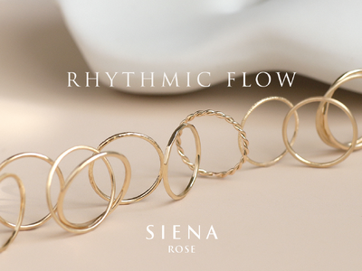 【SIENAROSE】異なる10種類のテクスチャーを宿した地金リングコレクション「RHYTHMIC FLOW（リズミック・フロー）」が新発売