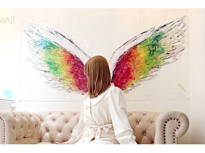 東京・表参道の新聖地。世界初、天然石と天使の羽が共鳴する「真実の翼」がマルラニハワイに降臨。