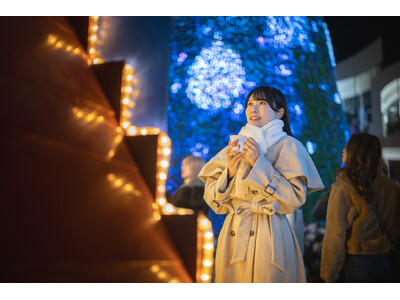 星の町で過ごす、特別なクリスマス。梅田スカイビルのクリスマスマーケット「Wonder Christmas Marche」詳細公開！地上173mの夜景と楽しむ限定パフェやハートロックも登場。