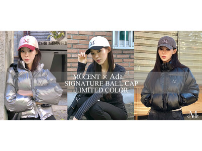 アパレルセレクトショップ「Ada.（エイダ）」にて、韓国人気ブランド「MUCENT（ムセント）」シグネチャーボールキャップの限定カラー販売開始