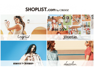 ファストファッション通販サイト『SHOPLIST.com by CROOZ』年商300億円超、194店舗以上を展開するMARK STYLER株式会社の人気ファッションブランドが追加オープン！