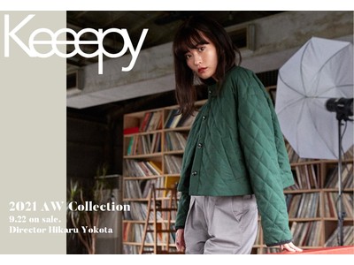 Keeepy（キーピ―）次世代モデル・横田ひかるが纏う2021年秋冬コレクション販売開始