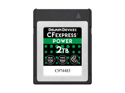 Delkin が 2TB CFexpress メモリカードを初めて市場に投入