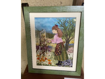加茂荘花鳥園(静岡県掛川市):「花忍者の押し花展」開催中