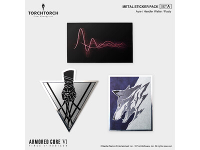 �wARMORED CORE VI FIRES OF RUBICON�x���^���X�e�b�J�[�i�S36��j��TORCH TORCH�ƗL����ЃG�C�R�[�������������A12��19�����̔��J�n�B