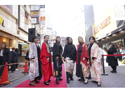 渋谷センター街が１日限りの“着物ランウェイ”に。伝統×トレンドの「SHIBUYA TSUMUGI」が、ス...