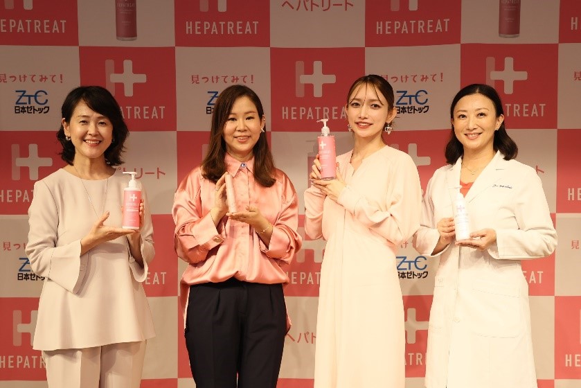 大人世代の自称敏感肌さんに乾燥を乗り切るコツを伝授　【HEPATREAT×美STイベントレポート】　後藤真希さんが美肌を守る“お豆腐タッチ”披露