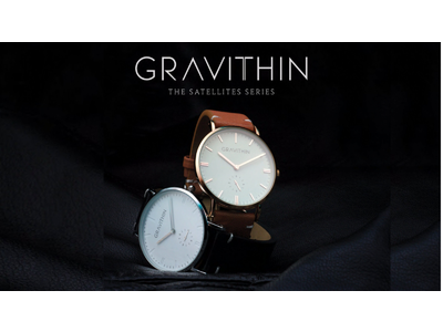 イタリア腕時計「Gravithin」初代モデルのクラウドファンディング販売開始