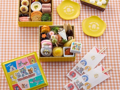 ご好評につき今年で4年目!大人気おせちが今年も発売決定! トムジェリの仲間が大集合したポップなデザインお...
