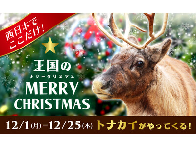 西日本でここだけ！今年も神戸どうぶつ王国にトナカイがやってきた！