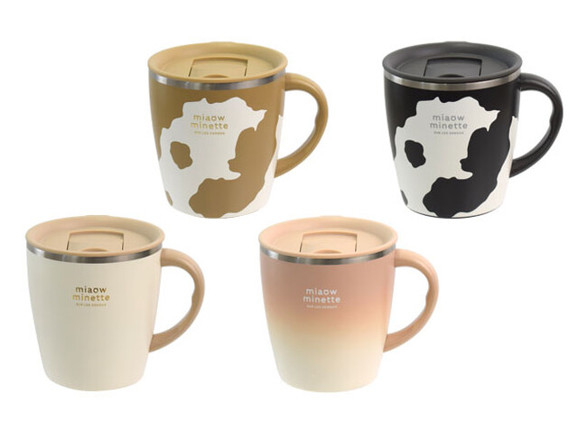 ねこモチーフのデザインがかわいい♪便利な目盛りが付いたマグカップが登場です！