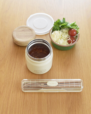 ランチタイムに嬉しいプラス1品を♪大人かわいいデザインの小型のスープポットが新発売!