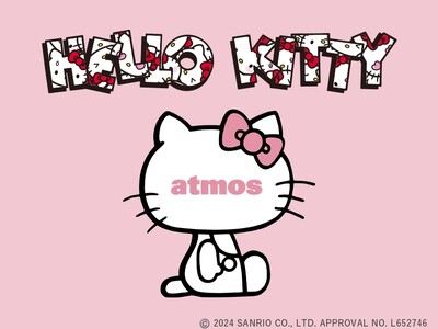 世界中で大人気のキャラクター「ハローキティ」の誕生50周年を記念し“atmos pink × HELLO KITTY”のコラボレーションが実現