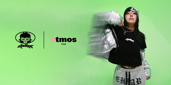 「atmos pink」とダンサー・振付師「Akanen」のコラボレーションアパレルが完成