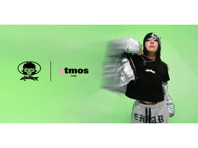 「atmos pink」とダンサー・振付師「Akanen」のコラボレーションアパレルが完成