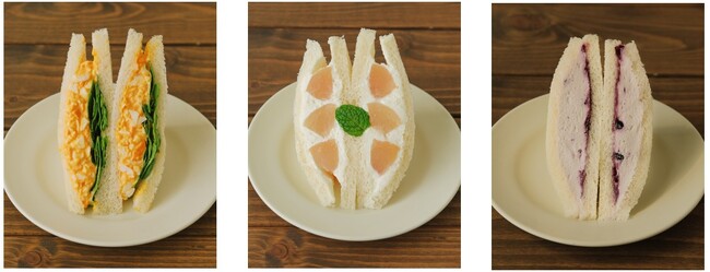 爽やかな刺激の「山椒香るたまごサンド」や、国産白桃が主役のスイーツサンド、後味軽やかなブルーベリーヨーグルトなど6月1日より初夏の新作サンドイッチ全５種類登場