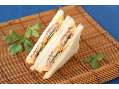 土用の丑の日に合わせたスタミナメニュー「うなぎの蒲焼とだし巻き玉子のサンド」が２日間限定で登場！