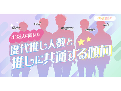 推してきた人全員メガネ！？ 推し活ユーザー438人に聞いた「歴代推し人数」と「推しに共通する傾向」