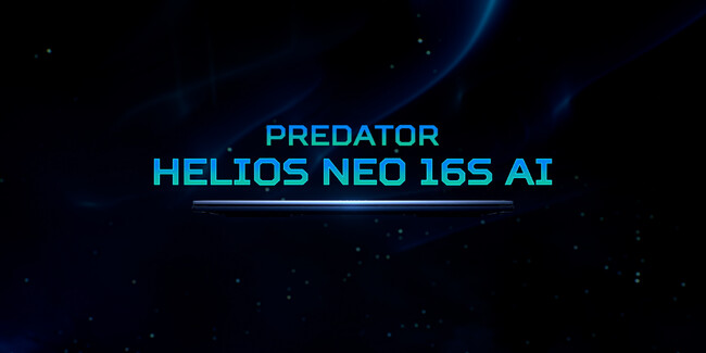 16インチ OLED WQXGA解像度液晶搭載Predator Helios Neo 16S AI に16GBメモリモデル登場！