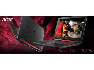 Acer の新しいゲーミングブランド「Acer Nitro」より最新テクノロジーを搭載した持ち運べるゲーミングノート 「AN515-52-A58H」を7 月12 日（木）より発売開始