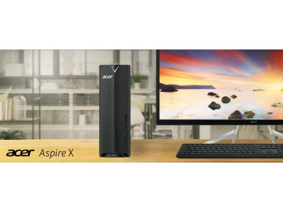 幅約10cmのスリムデザイン、無線LANに対応　普段使いに最適なデスクトップPC Aspire Xシリーズ「XC-886-F38U」を6月11日（木）より販売