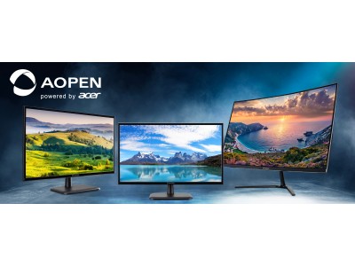 【日本エイサー】Acerのもうひとつのブランド「AOPEN」よりゲーミング、スタンダードなど多彩なモニターをAcer Directにて7月10日（金）より発売